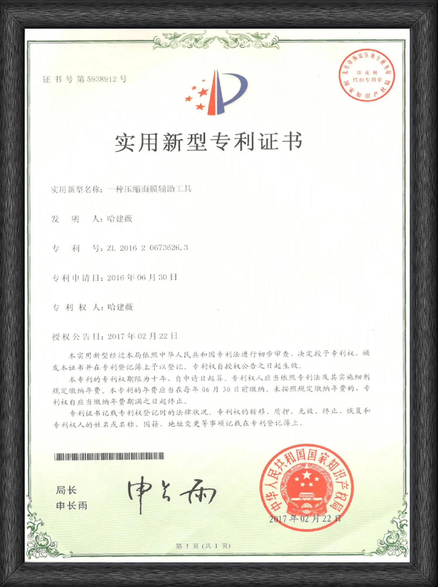 Utility Patent