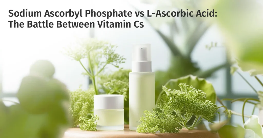 sodium ascorbyl phosphate vs l-ascorbic acid