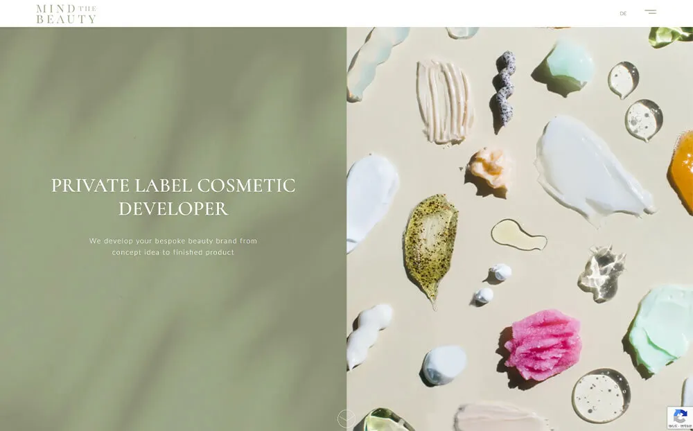 化妆品制造商网站