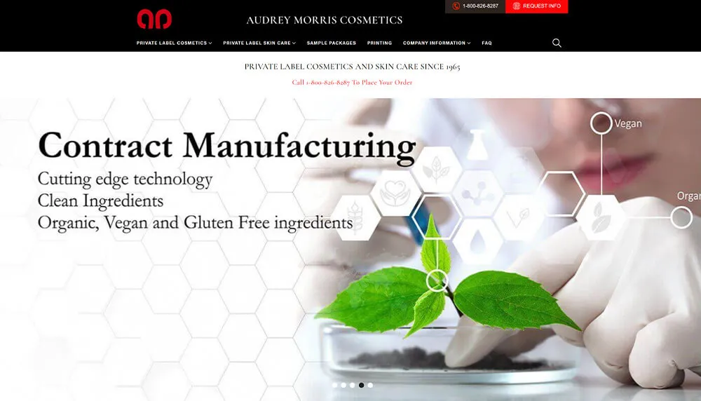 化妆品制造商网站