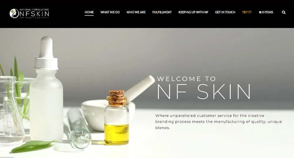 化妆品制造商网站