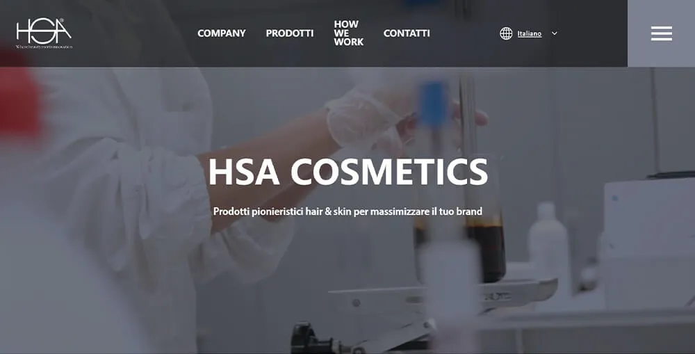 化妆品制造商网站