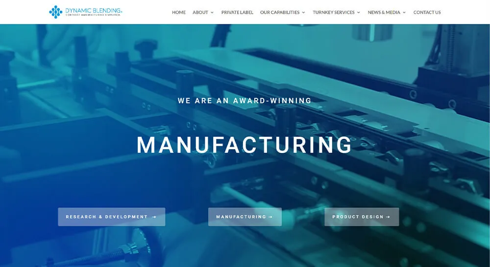 化妆品制造商网站