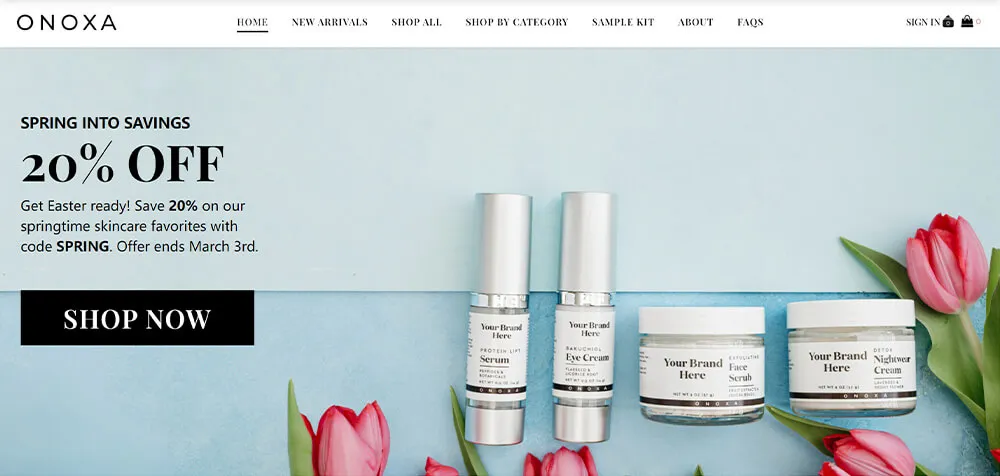 化妆品制造商网站