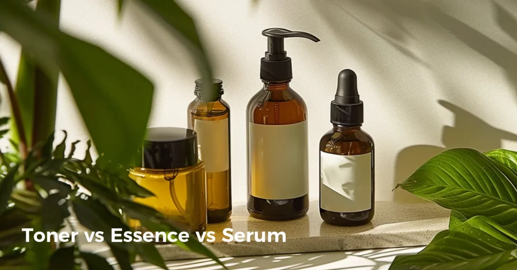 essence vs toner vs serum