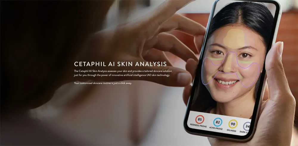 Cetaphil 人工智能皮肤分析测试