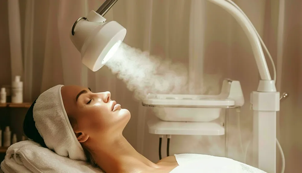 美容师面部蒸汽机