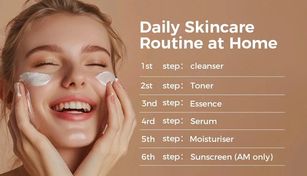 在家示例护肤程序