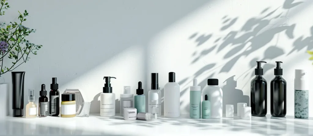 亚马逊上的不同美容产品