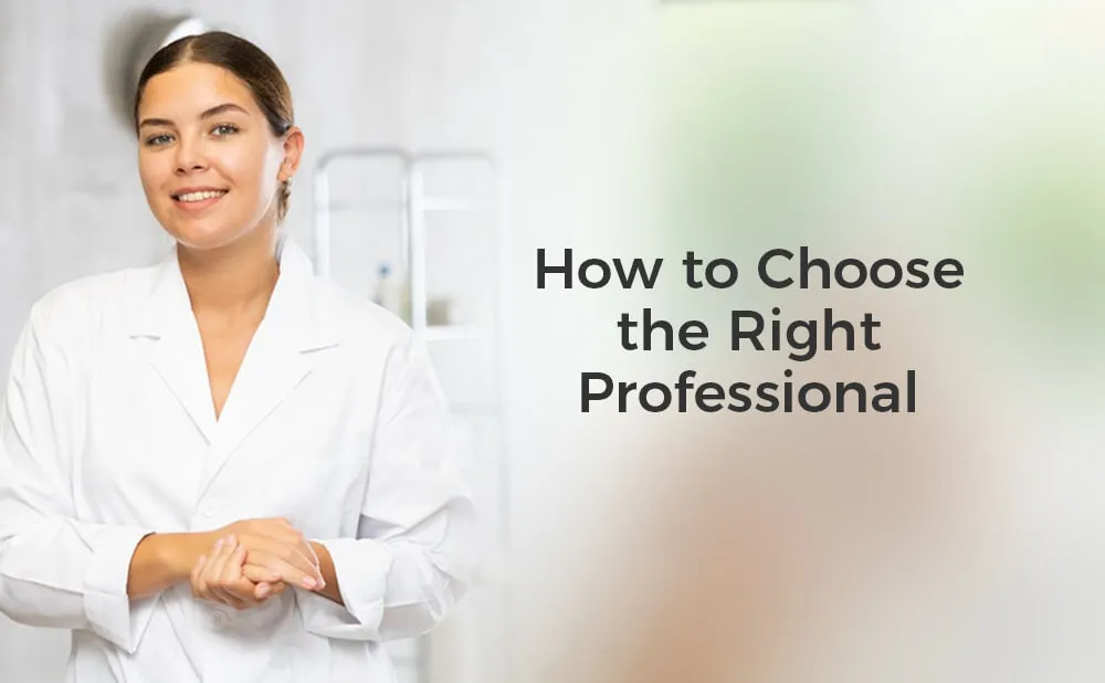 选择合适的专业人士