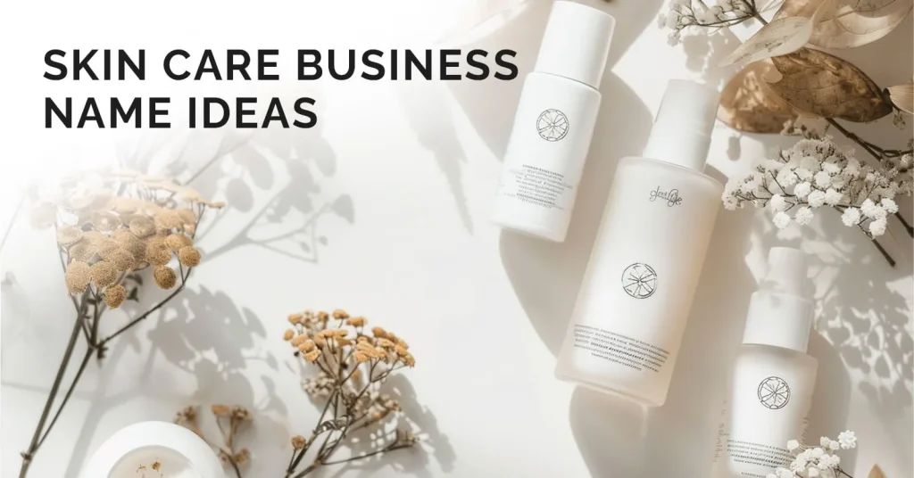 Skin Care Business Name Ideas