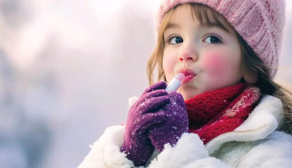 用于干裂嘴唇的润唇膏