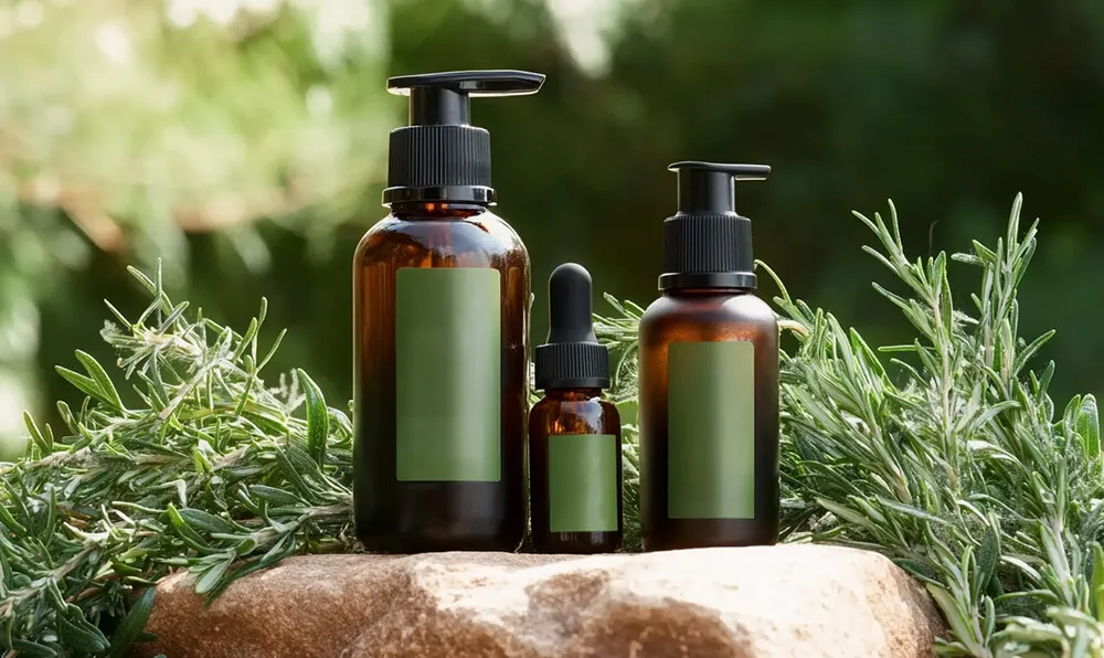 迷迭香 infused 护发产品