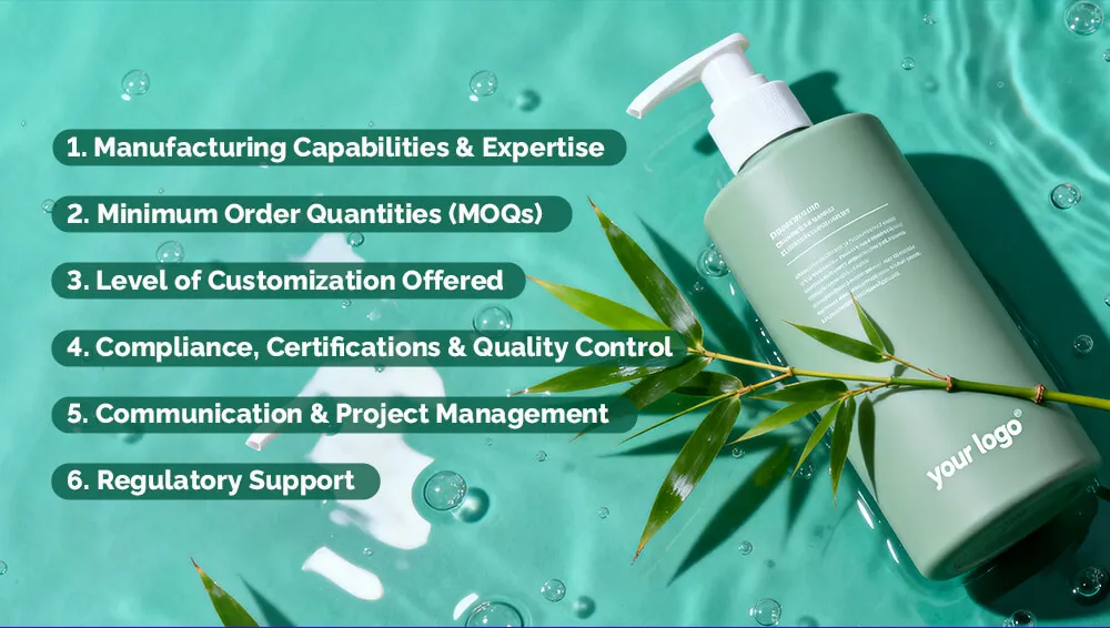 选择沐浴露制造商的关键考量因素