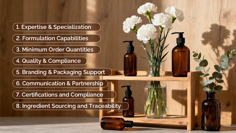 选择身体护理制造商的关键考量因素