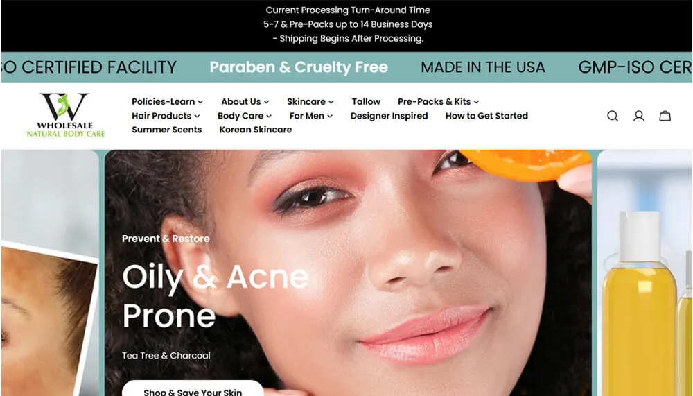 Wholesale Natural Body Care